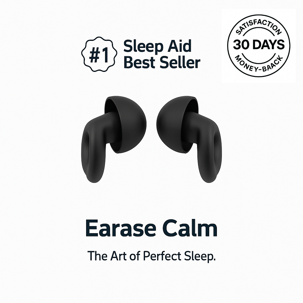 Earase Calm Earplugs + Free Case