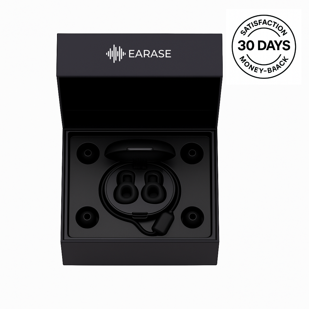 Earase Calm Earplugs + Free Case